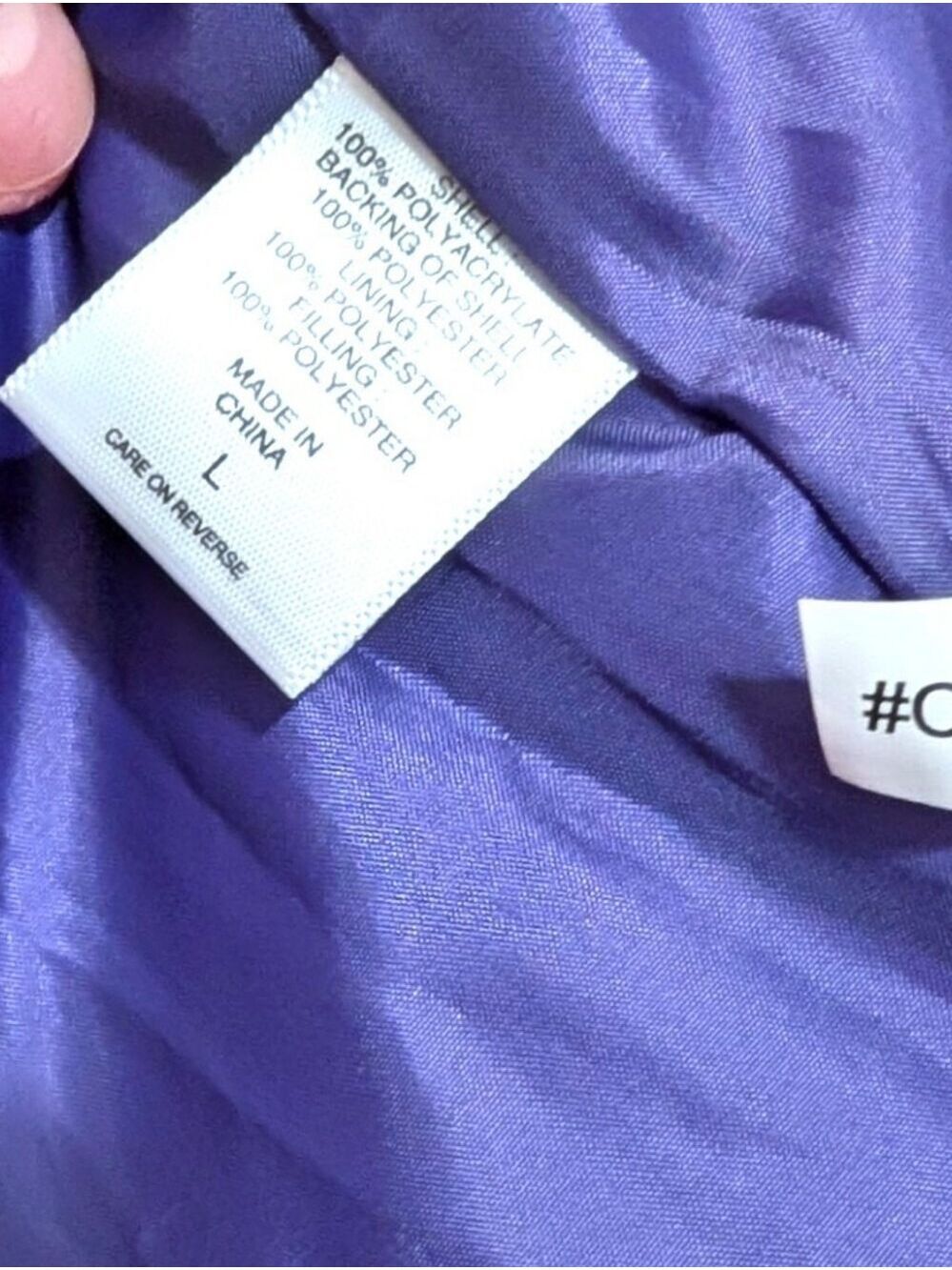 New York & Company Pink Purple Iridescent Puffer Jacket - Picture 5 of 6